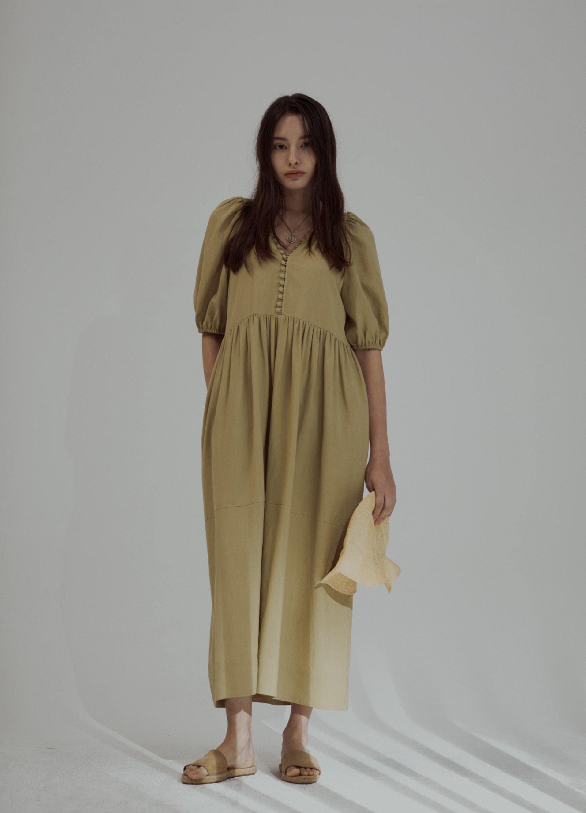 (2ND)Bridgerton one-piece (Olive) Out Of Stock