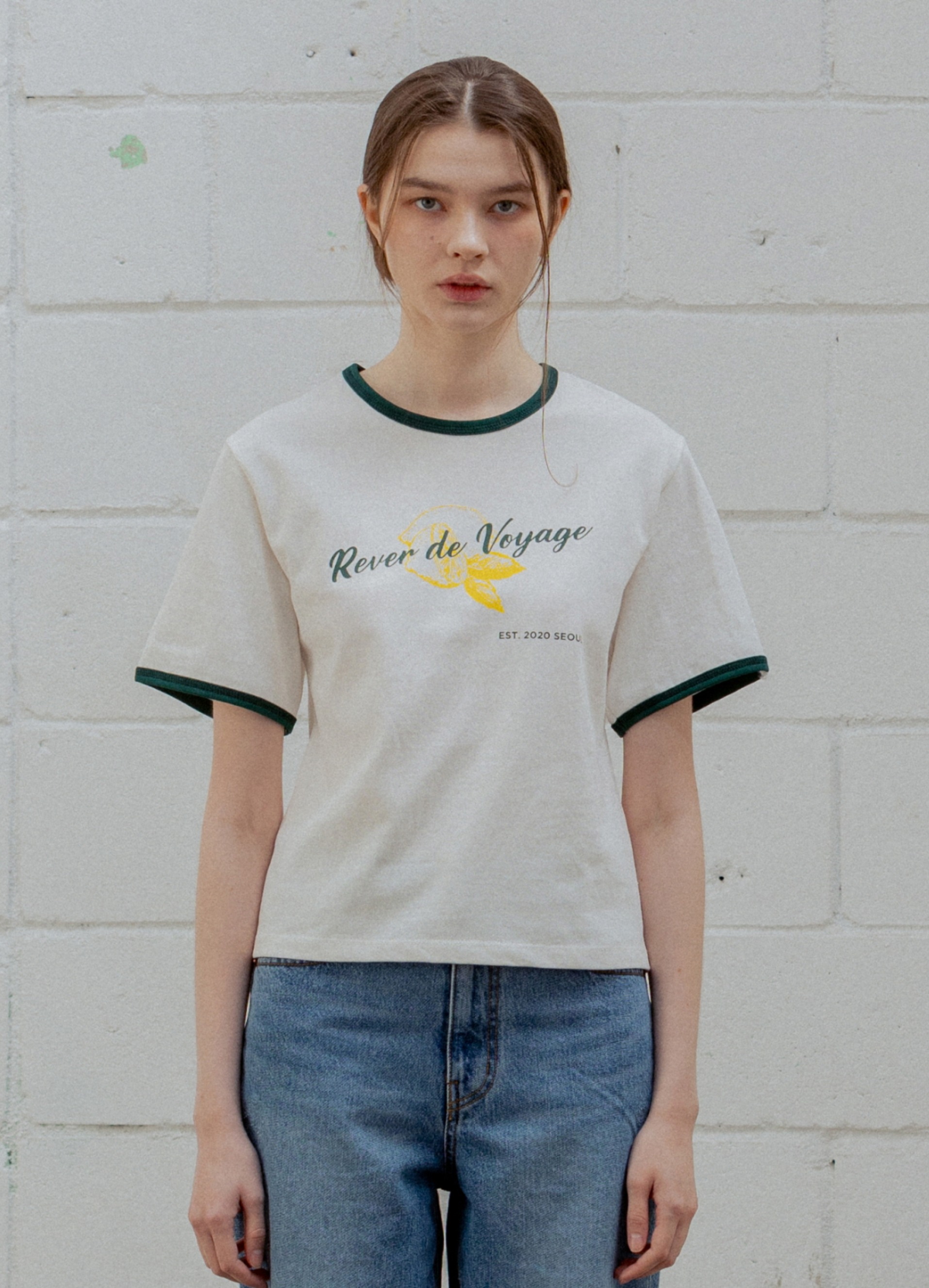 Lemon t-shirt (Ivory) Out Of Stock