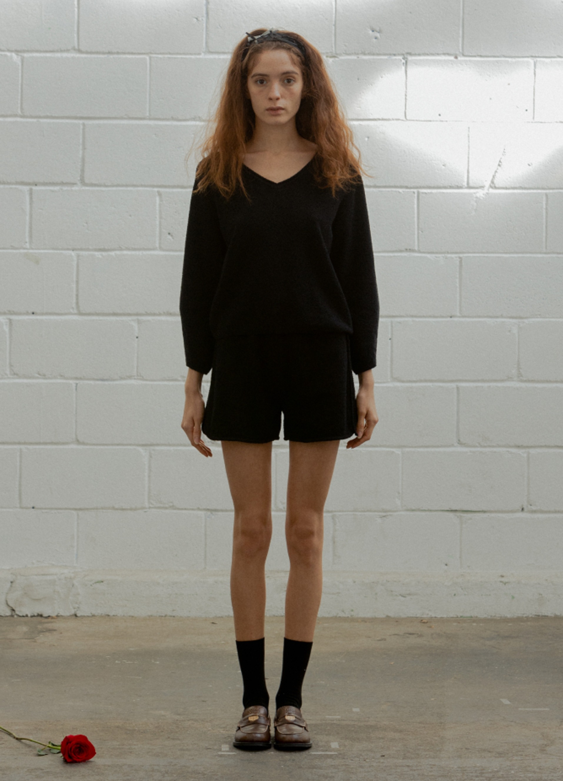Tweed Shorts (Black)